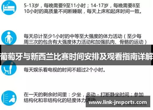 葡萄牙与新西兰比赛时间安排及观看指南详解